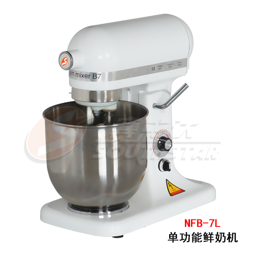 广州凯时k8鲜奶机NFB-7L厨师机单功能奶油机厂家直销