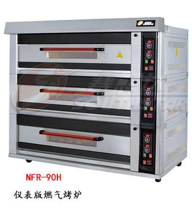 凯时k8燃气烤箱NFR-90H豪华型三层九盘仪表版厂家直销