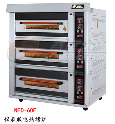 凯时k8电烤箱NFD-60F豪华型三层六盘仪表版厂家直销