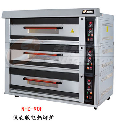 凯时k8电烤箱NFD-90F豪华型三层九盘仪表版厂家直销